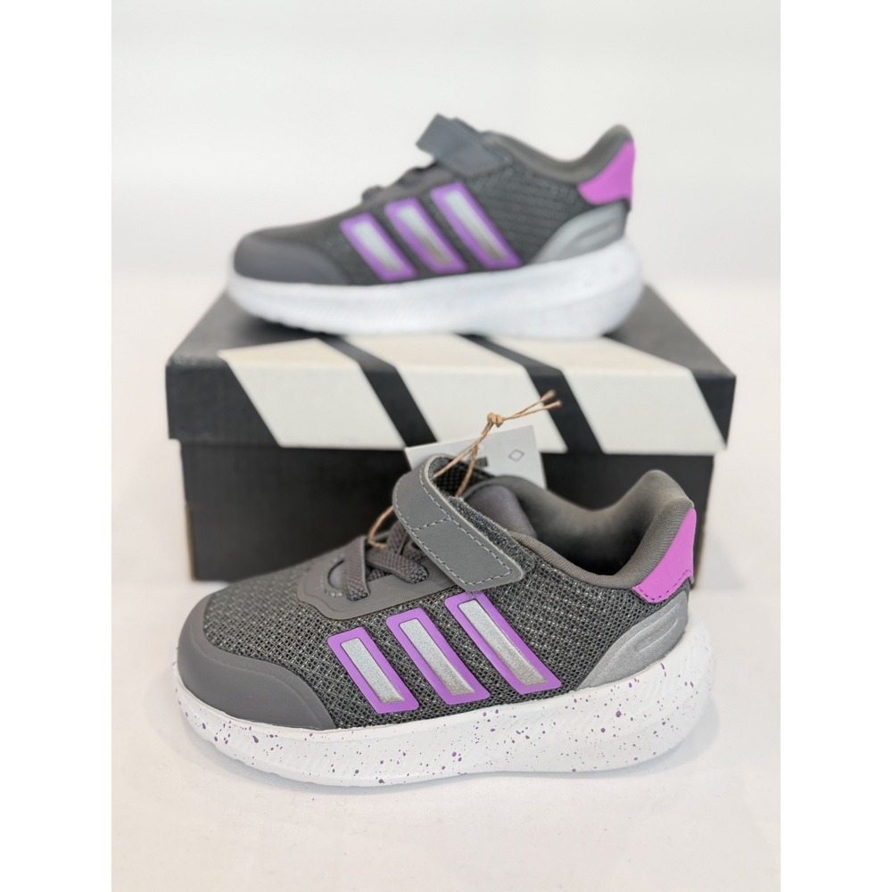 Adidas PLRPATHEL l Size 6k Toddler Running Shoes Casual sneakers purple slip on